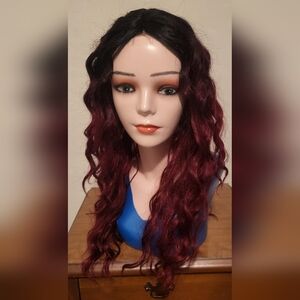 Sensationnel Empress Lace Wig Lace Front Edge - Burg